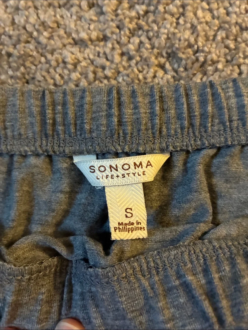 Casual Drawstring Jersey Skirt - Gray - Picture 2 of 6